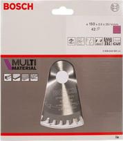 pjovimo diskas 305 - Pjovimo diskas medienai Bosch MULTI MATERIAL; 305x3,2x30,0 mm; Z96; -5° - 5 nuotrauka