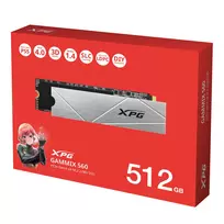 nvme ssd diskas - ADATA XPG GAMMIX S60 Blade 512GB M.2 PCIe 4.0 NVMe SSD - 2 nuotrauka