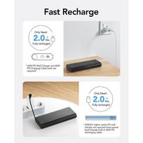 power bank 25000mah - Veger TCE130 (W2503), 25000mAh, 130W, juodas - 18 nuotrauka