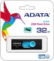 usb atmintukai 32gb - ADATA | UV320 | 32GB | USB 3.1 | Black/Blue | AUV320-32G-RBKBL - 2 nuotrauka