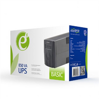 850 - Gembird EG-UPS-B850 "Basic 850" UPS, 850 VA, 510 W, Juodas (Black) - 5 nuotrauka