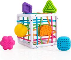 lavinamasis kubas - Fat Brain Toys Formų pažinimo ir rūšiavimo žaidimas „InnyBin“ - 2 nuotrauka