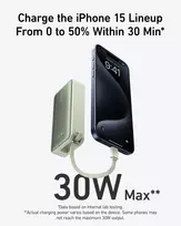 power bank - Anker 545 Nano 10000mAh PD 30W Žalias (Green) - 2 nuotrauka