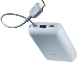 xiaomi baterijos - Xiaomi (Integruotas kabelis) 10000 mAh Ledas (Ice Blue) - 4 nuotrauka