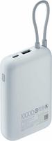 xiaomi baterijos - Xiaomi (Integruotas kabelis) 10000 mAh Ledas (Ice Blue) - 6 nuotrauka