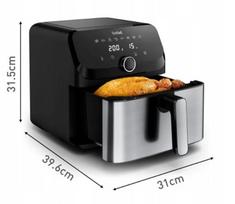 karsto oro gruzdintuve - Tefal Easy Fry Mega EY855D10 Juoda (Black) - 10 nuotrauka