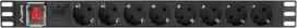 ilgintuvas rite - Ilgintuvas Lanberg PDU-08F-0200-BK, 2 m, Juodas (Black) - 5 nuotrauka