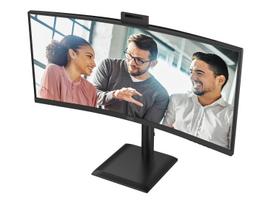 monitorius 2x hdmi hdmi - AOC CU34E4CW Curved - 12 nuotrauka