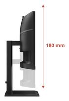 monitorius 2x hdmi hdmi - AOC CU34E4CW Curved - 23 nuotrauka