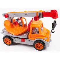 didelis zaislinis sunkvezimis - TECHNOK Žaislinis sunkvežimis su kranu 57 cm, oranžinė (Orange) - 3 nuotrauka