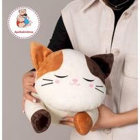 katinu zaislai - Pliušinis žaislas katė Fancy Cat, rudas/baltas, 50 cm - 4 nuotrauka