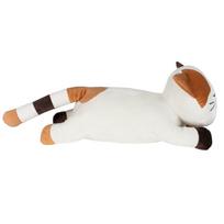 katinu zaislai - Pliušinis žaislas katė Fancy Cat, rudas/baltas, 50 cm - 5 nuotrauka