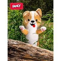 pliusiniai zaislai suo - Fancy Dog Corgi, rudas/baltas, 76 cm - 2 nuotrauka