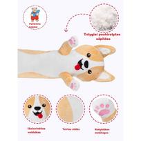pliusiniai zaislai suo - Fancy Dog Corgi, rudas/baltas, 76 cm - 3 nuotrauka
