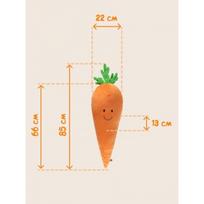zaislas pagalve - Pliušinis žaislas Fancy SPLM1, žalias/oranžinis, 85 cm - 4 nuotrauka
