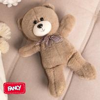pliusiniai meskiukai meskinai - Pliušinis žaislas meška Fancy Danielius, smėlio (Sand), 30 cm - 4 nuotrauka