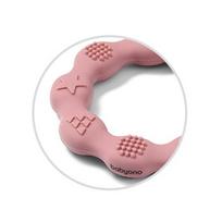 babos babos - BABYONO silikoninis kramtukas RING Rožinis (Pink) - 8 nuotrauka