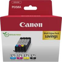 spausdintuvas canon rasalinis - CANON CLI-571 Ink Cartridge C/M/Y/BK | 0386C008 - 2 nuotrauka