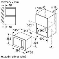 mikrobangu krosneles 800w 23l - Siemens BE623LMB3 - 4 nuotrauka