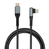 greito ikrovimo laidas - iBox IKUTC100 USB-C 2m 5A Greitas Įkrovimas Juodas (Black) - 4 nuotrauka