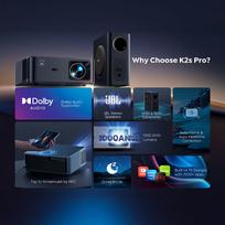 pro projektorius - Yaber K2s Pro LCD FullHD 1080p - 3 nuotrauka