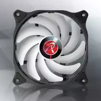 processoriu ausintuvas - Raijintek EOS 12 RBW ADD 120 mm Black/White 2 vnt. - 2 nuotrauka