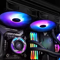 processoriu ausintuvas - Raijintek EOS 12 RBW ADD 120 mm Black/White 2 vnt. - 4 nuotrauka
