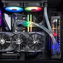 processoriu ausintuvas - Raijintek EOS 12 RBW ADD 120 mm Black/White 2 vnt. - 8 nuotrauka