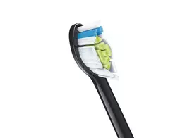 elektrinis dantu sepetelis - Philips Sonicare Optimal White HX6066/88 dantų šepetėlio galvutės, juodos (Black), 6 vnt - 2 nuotrauka