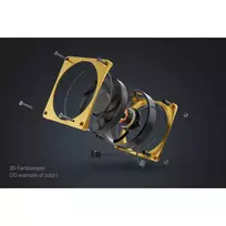 fan case - Alphacool Apex Stealth Metall Power 120 mm Case Fan - 3 nuotrauka