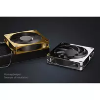 fan case - Alphacool Apex Stealth Metall Power 120 mm Case Fan - 6 nuotrauka