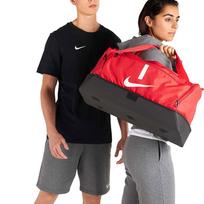 team - Sportinis krepšys Nike Academy Team Hard-Case Duffel Bag M CU8096 410, raudona - 3 nuotrauka