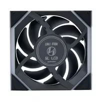 argb fan 120 mm - Lian Li UNI FAN SL Wireless LCD 120mm Juodas (Black) - 3 nuotrauka