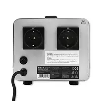 itampos stabilizatorius - QOLTEC 50724 Automatic Voltage Stabilizer AVR 2000VA - 7 nuotrauka
