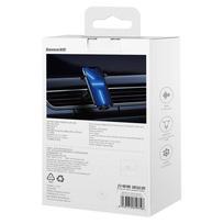 telefonai - Baseus Stable Gravitational Car Phone Holder to Ventilation Grid Juodas (Black) - 2 nuotrauka