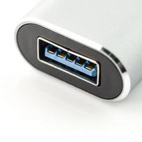 usb type c hdmi - Kruger & Matz Adapteris (HUB) C tipo USB į HDMI / USB 3.0 / SD / MicroSD / C - 3 nuotrauka