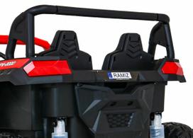 dvivietis elektromobilis - Buggy A032 dvivietis elektrinis elektromobilis vaikams, raudonas (Red) - 8 nuotrauka