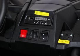 dvivietis elektromobilis - Buggy A032 dvivietis elektrinis elektromobilis vaikams, raudonas (Red) - 12 nuotrauka