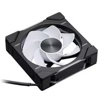 juodi rgb ventiliatoriai - Phanteks D30 PWM Reverse Airflow D-RGB 120mm Black - 5 nuotrauka