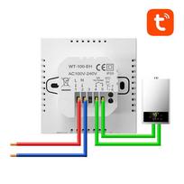 katilo termostatas - Avatto ZWT100 Zigbee termostatas katilo valdiklis 3A TUYA - 3 nuotrauka