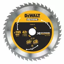 5.5x2.1 - Pjovimo diskas DeWalt DT99561-QZ; 165x20 mm; T42 - 2 nuotrauka