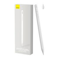 piestukas ekranui - Baseus Smooth Writing 2 Stylus Pen su LED indikatoriais Baltas (White) - 2 nuotrauka