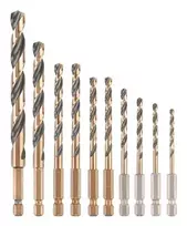22 graztas - Grąžtų komplektas Dewalt DT20620, medienai/metalas/plienui, hss, hex, 3 mm x 22.1 cm - 3 nuotrauka