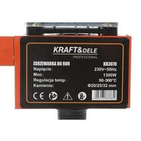ppr lituoklis - Kraft & Dele PVC vamzdžiams 1300W KD3070 - 2 nuotrauka