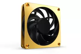 korpuso ausintuvas - Alphacool Apex Stealth Metall Power 120mm Gold - 2 nuotrauka