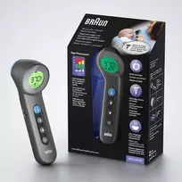 elektroninis termometras - Braun BNT400 Black (Juodas) - 4 nuotrauka