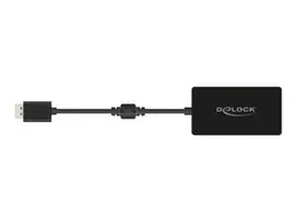 displayport hdmi adapteri - DELOCK Adapter DPVGA / HDMI / DVI black - 4 nuotrauka