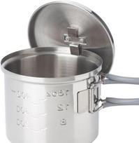 turistinis puodai - Esbit Stainless Steel Pot 625ml - 3 nuotrauka