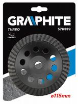 deimantinis slifavimo - Grafito deimantinis šlifavimo diskas Turbina 115x22,2x5mm - 2 nuotrauka