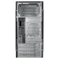 micro korpusas - Inter-Tech IT-6521 Tiesi Juodas (Black) - 3 nuotrauka